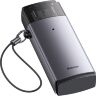 Считыватель флеш-карт Baseus USB to SD/TF gray (WKQX060013)