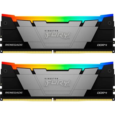 Модуль памяти для компьютера DDR4 32GB (2x16GB) 3200 MHz RenegadeRGB Kingston Fury (ex.HyperX) (KF432C16RB12AK2/32)