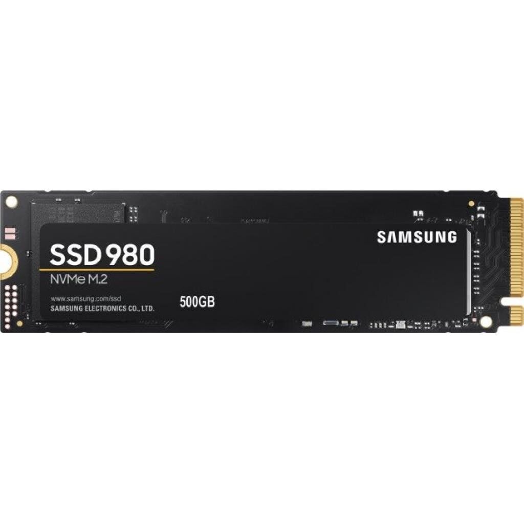 SSD M.2 2280 500GB Samsung 980 (MZ-V8V500BW) PCI Express 3.0 x4, 3100/2600 МБ/с