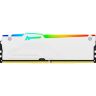 Модуль памяти для компьютера DDR5 16GB 5600 MHz FURY Beast White RGB Kingston Fury (ex.HyperX) (KF556C40BWA-16)