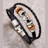 Браслет One Piece Anime Leather Luffy Bracelet 22 см.