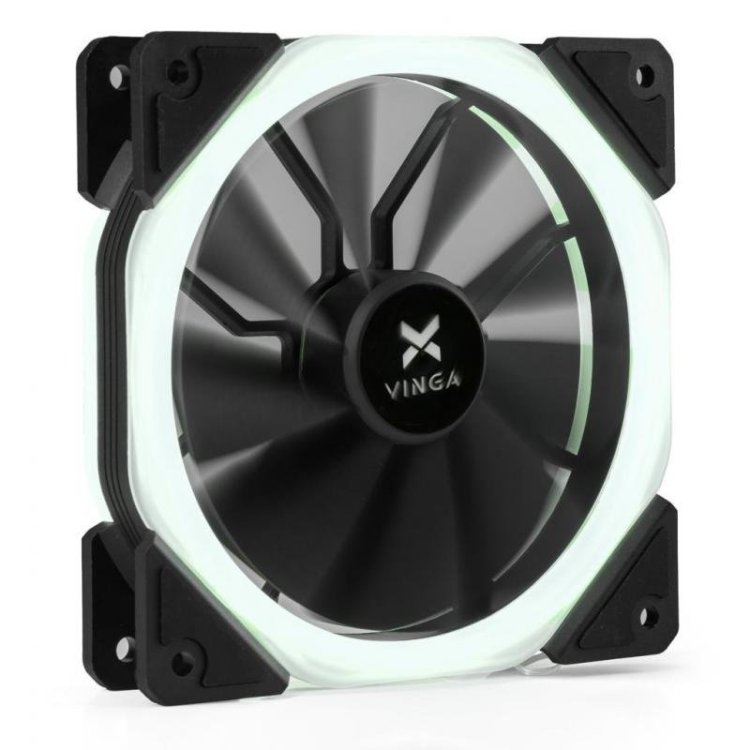 Кулер корпусной Vinga Led Fan (White)