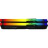 Модуль памяти для компьютера DDR5 32GB (2x16GB) 6000 MHz Beast RGB Kingston Fury (ex.HyperX) (KF560C36BBE2AK2-32)