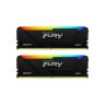Модуль памяти для компьютера DDR4 32GB (2x16GB) 3200 MHz Beast RGB Kingston Fury (ex.HyperX) (KF432C16BB12AK2/32)