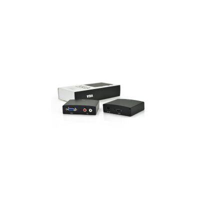Конвертор VGA to HDMI+ Audio active black Voltronic (YT-AC-HDMI(in)/VGA(out)-B/14898)