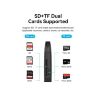 Считыватель флеш-карт Vention USB 3.0 to SD+TF Black Dual Drive Letter (CLGB0)