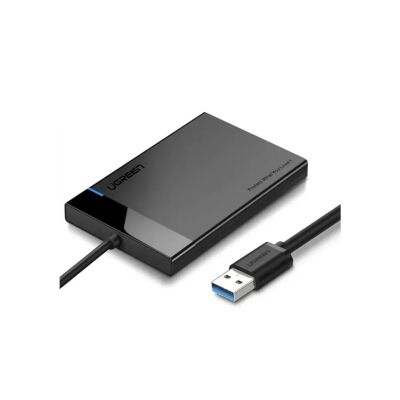 Карман внешний Ugreen USB 3.0 to SATA 3.0 2.5" HDD/SSD enclosure 6TB UASP black (30847)
