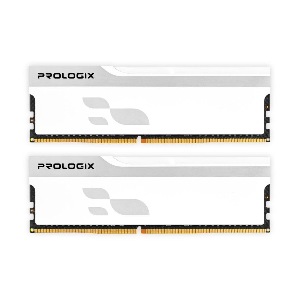 Модуль памяти для компьютера DDR4 32GB (2x16GB) 3600 MHz Onyx White Prologix (PRO32GB3600YW4K)