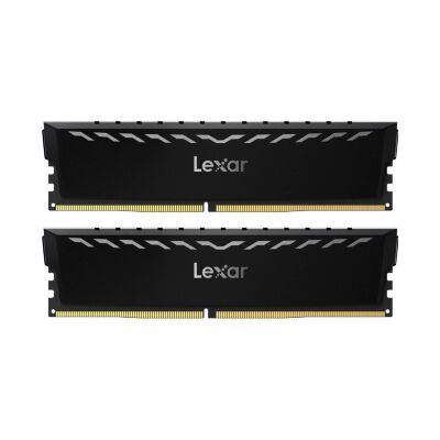 Модуль памяти для компьютера DDR4 16GB (2x8GB) 3600 MHz THOR Black Lexar (LD4U08G36C18LG-RGD)