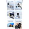Считыватель флеш-карт Essager USB-C + USB-A to Micro SD black (EDKTF-QW0G-P)