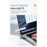 Считыватель флеш-карт Essager USB-C + USB-A to Micro SD black (EDKTF-QW0G-P)