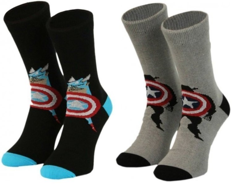 Набір шкарпеток Good Loot Marvel Avengers Captain America Месники Капітан Америка (39-46)