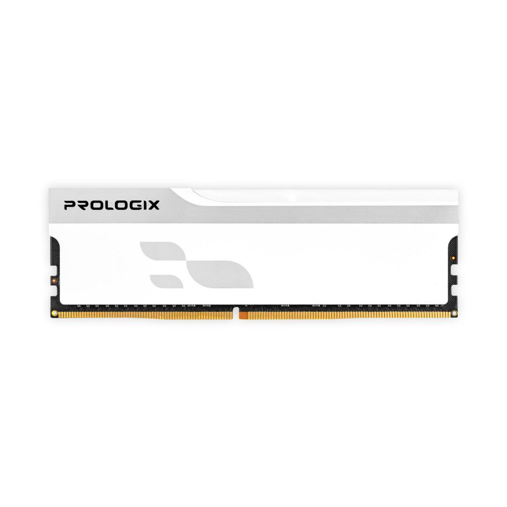 Модуль памяти для компьютера DDR5 16GB 6000 MHz Onyx White Prologix (PRO16GB6000YW5)