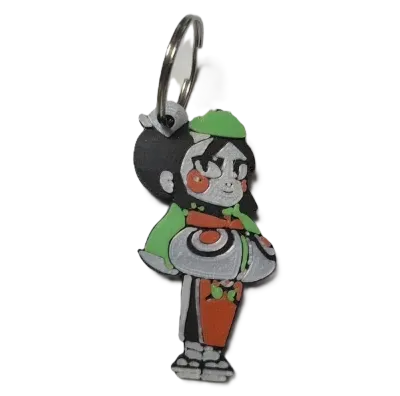 Брелок Brawl Stars Keychain Бравл старс ABS пластик Kaze 5 см.