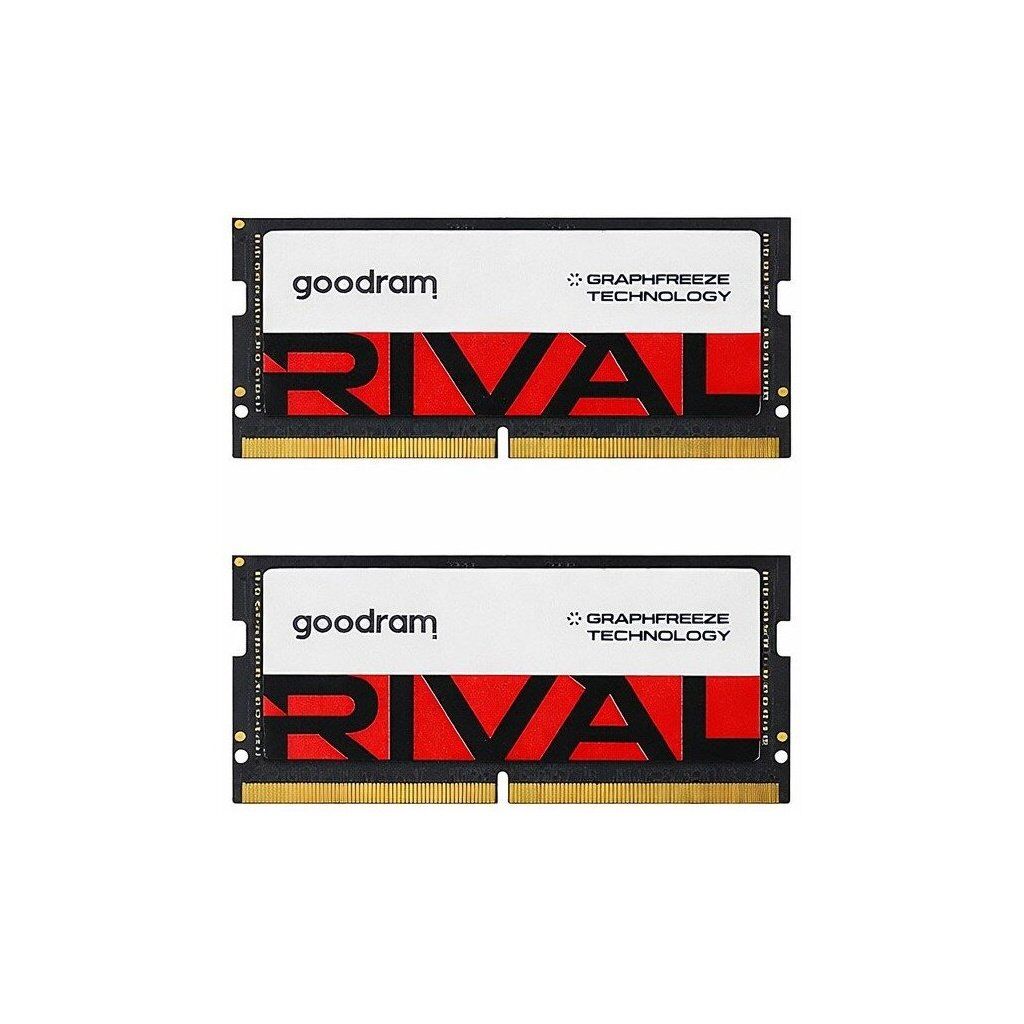 Модуль памяти для ноутбука SoDIMM DDR5 64GB (2x32GB) 5600 MHz Rival Goodram (GGEES5-56L40/64GDC)